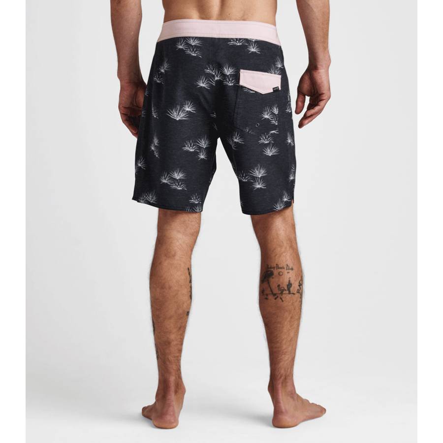 Roark Passage Agave 18" Boardshort - Black
