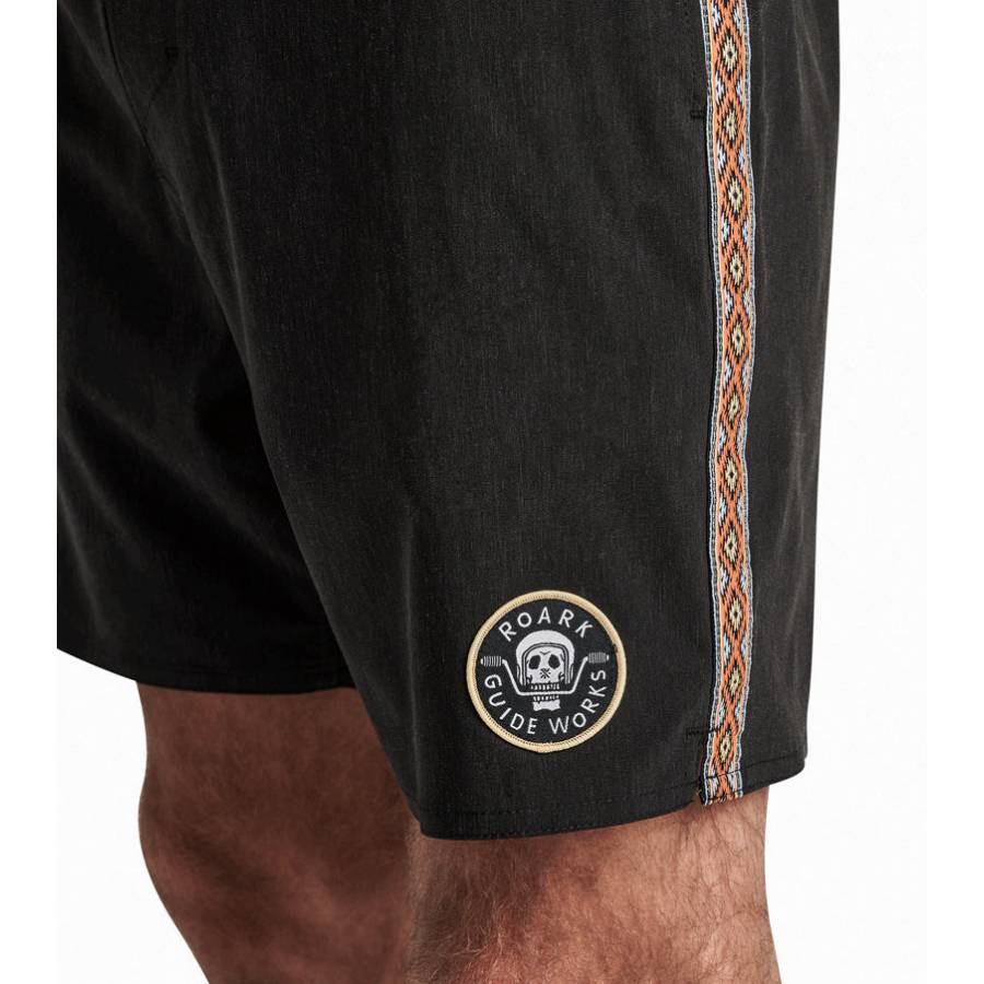 Roark Chiller Raya 17" Boardshort - Black 