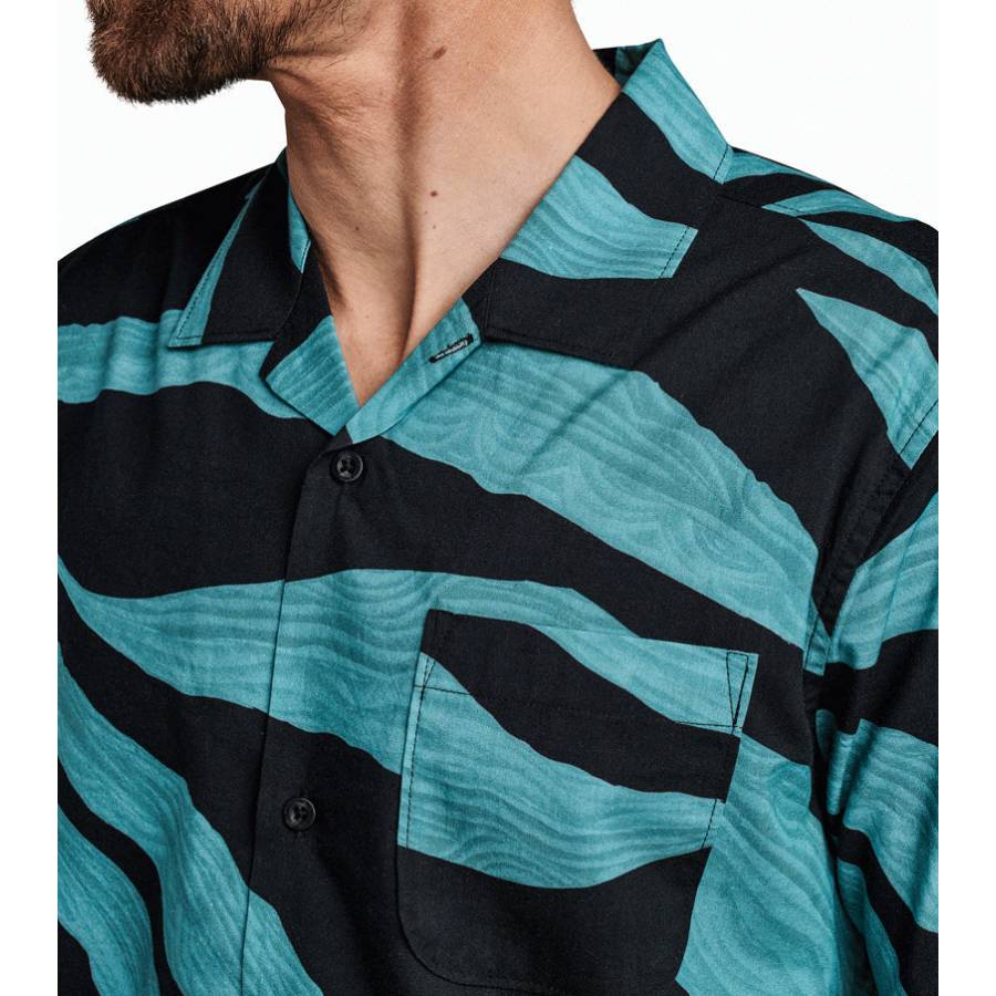 Roark Pulque Gonzo Button Up Shirt - Black 