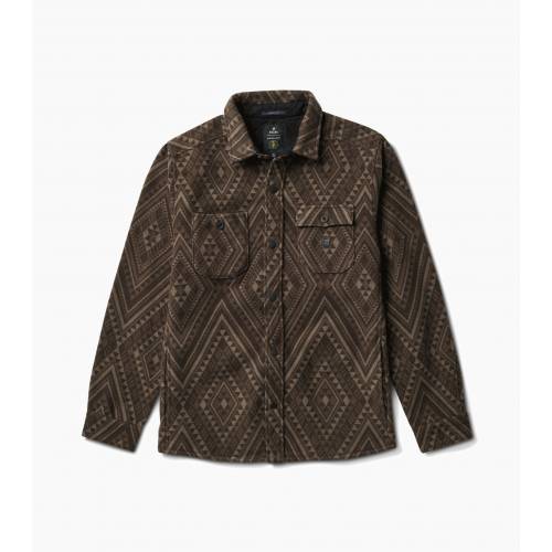 Roark Andes Manawa Tapu Long Sleeve Flannel - Dark Brown