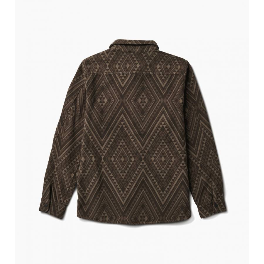 Roark Andes Manawa Tapu Long Sleeve Flannel - Dark Brown