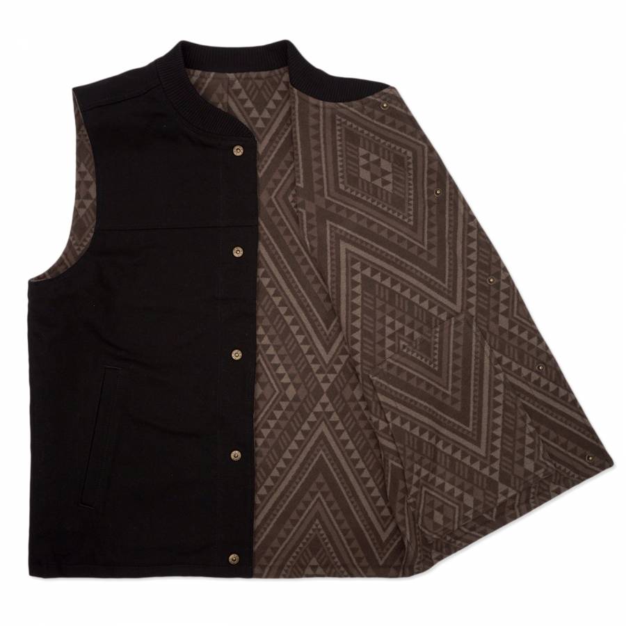Roark Mildford Reversible Vest - Black