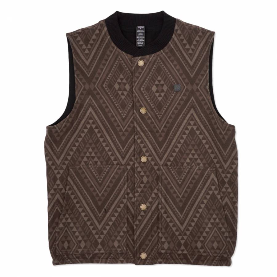 Roark Mildford Reversible Vest - Black