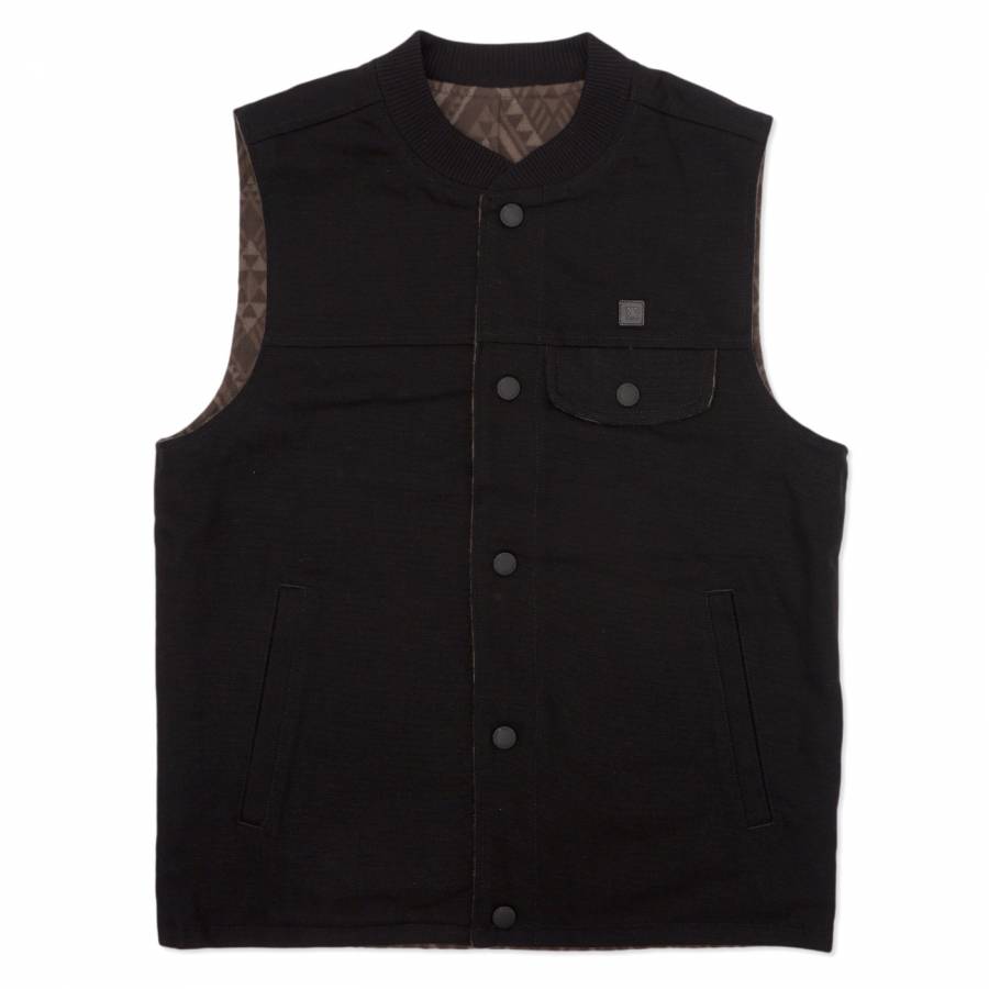 Roark Mildford Reversible Vest - Black