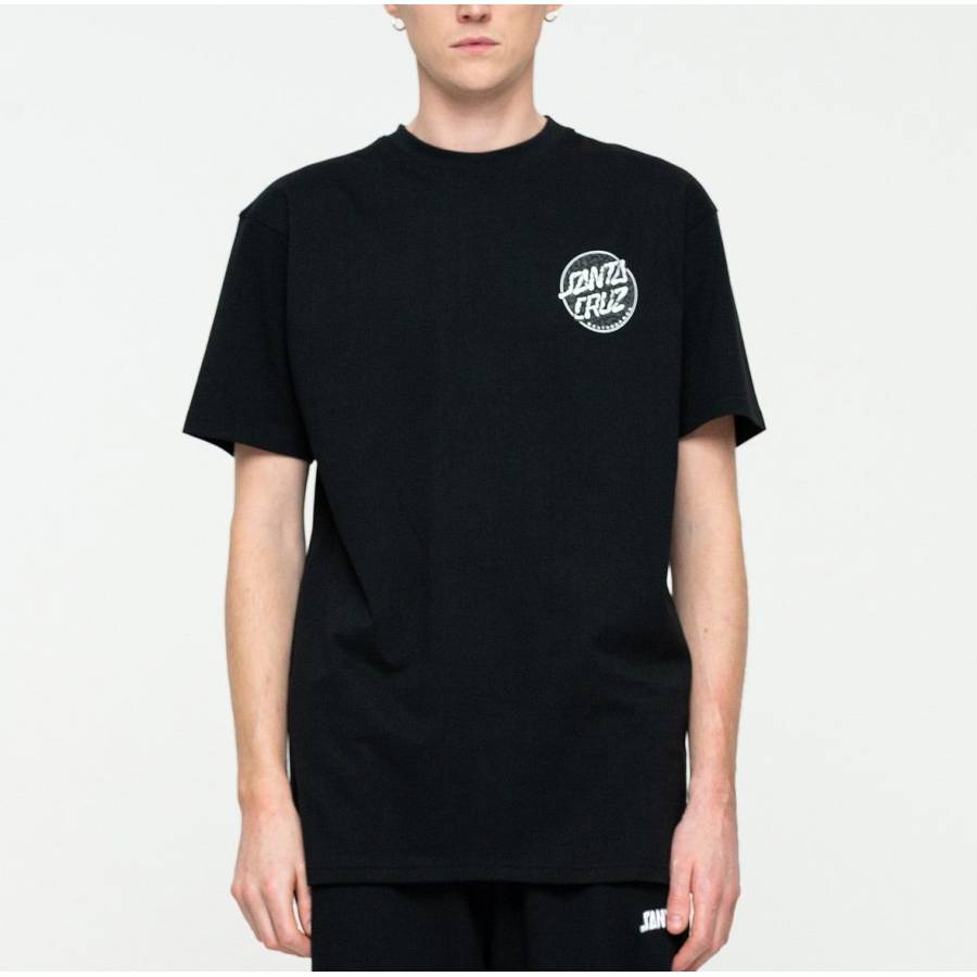 Santa Cruz Alive Dot T-shirt - Black