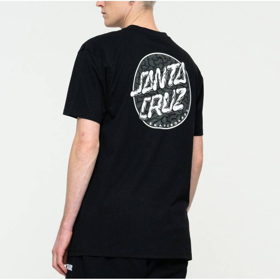 Santa Cruz Alive Dot T-shirt - Black