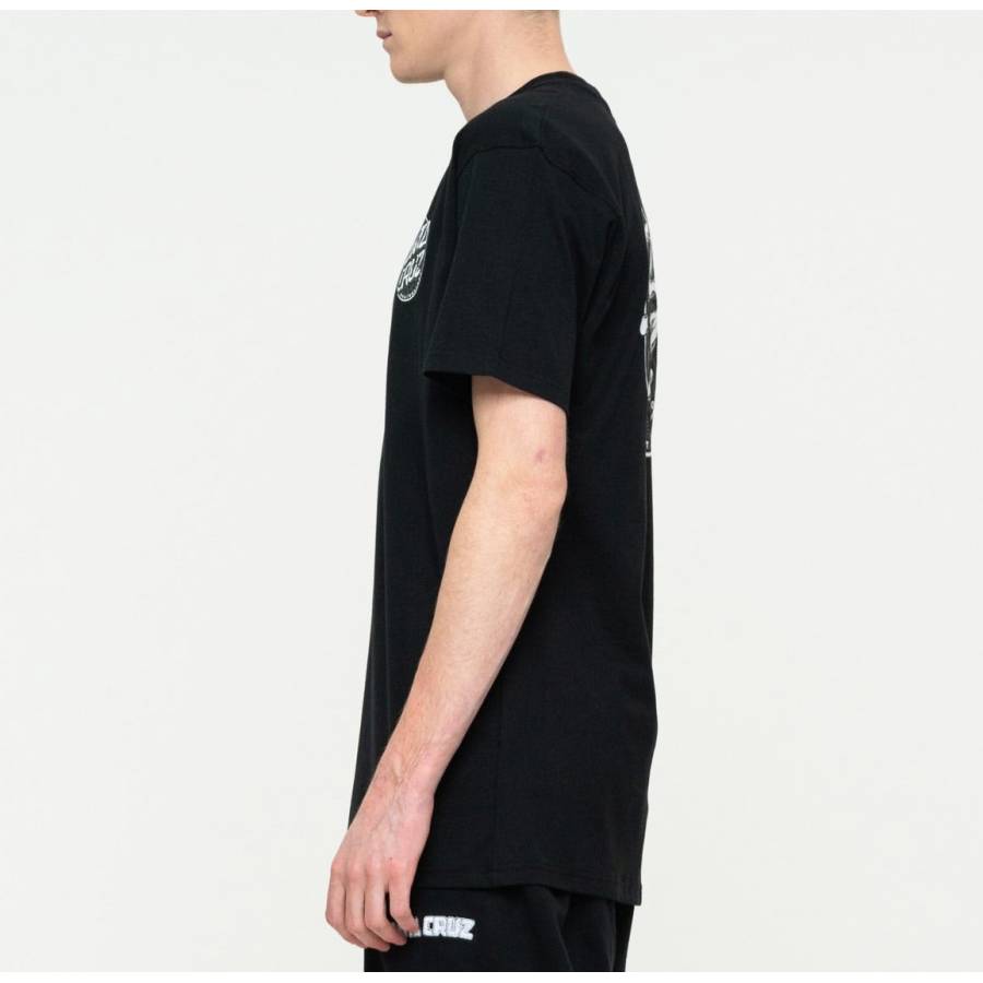 Santa Cruz Alive Dot T-shirt - Black