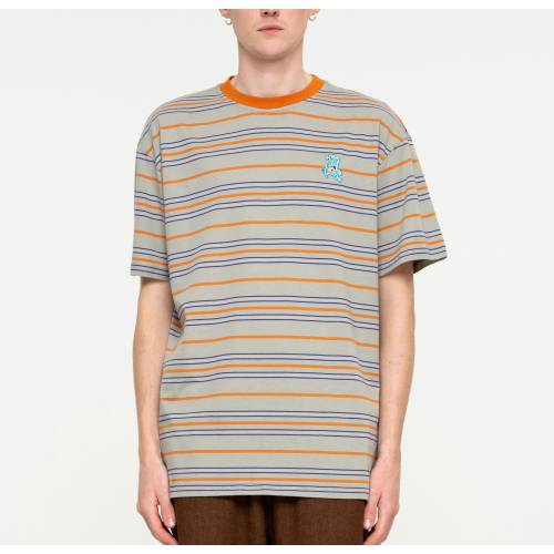 Santa Cruz Mini Beach Bum Hand Stripe T-shirt - Nickel Stripe