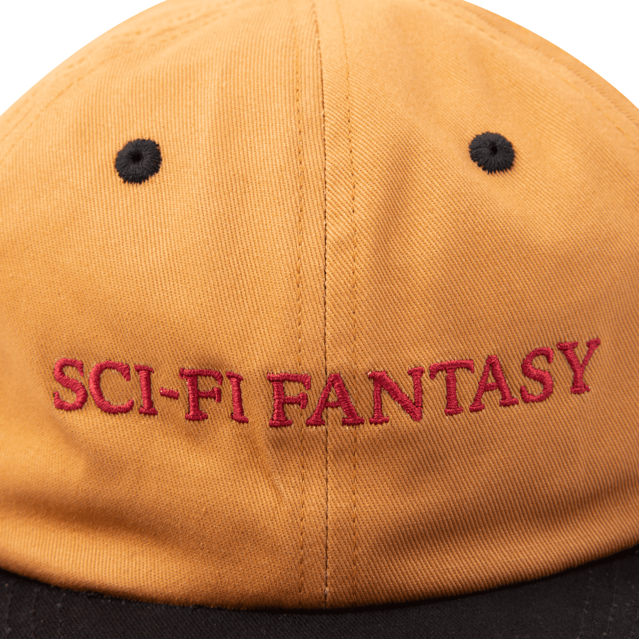 Sci-Fi Fantasy Flat Logo Hat - Brown / Black