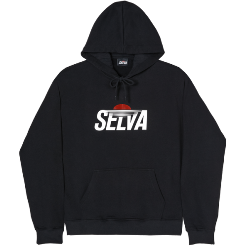 Selva Sunset Logo Hoodie - Black