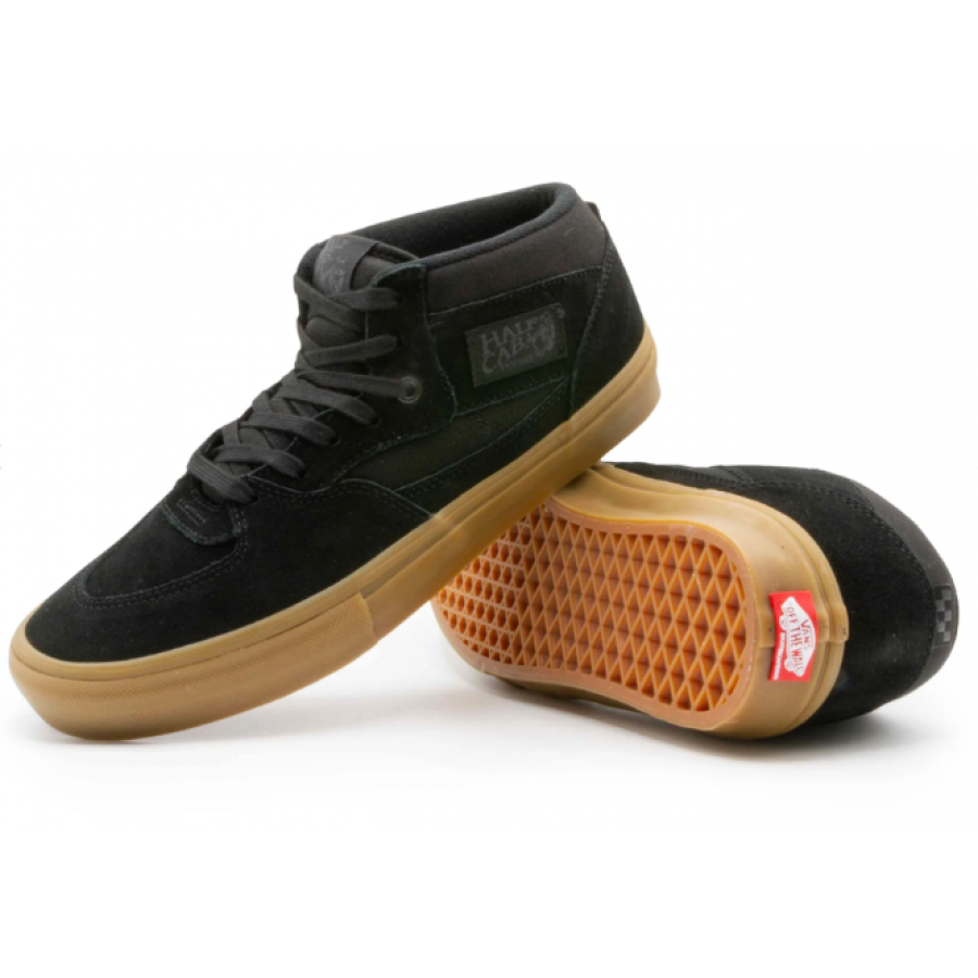 Vans Skate Half Cab Shoes - Black / Gum
