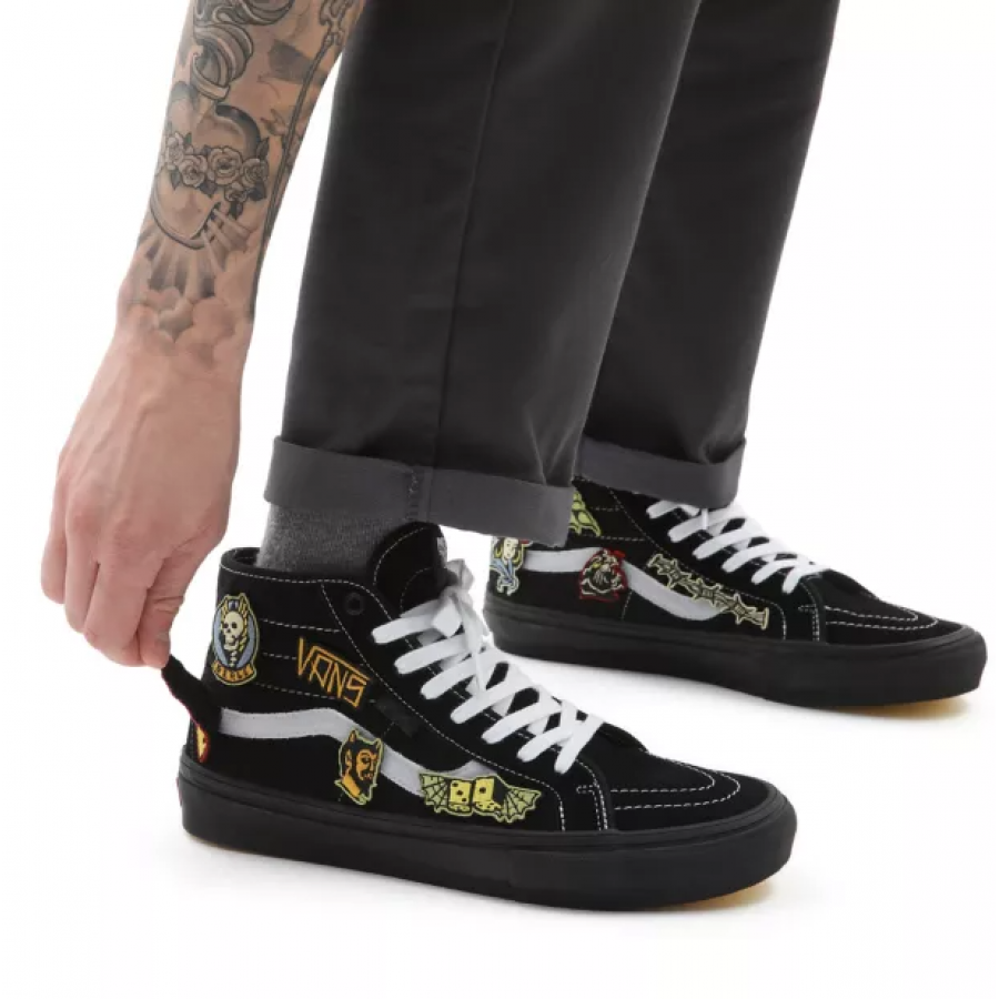 Vans Skate Sk8-Hi Decon - (Elijah Berle) Black/Black