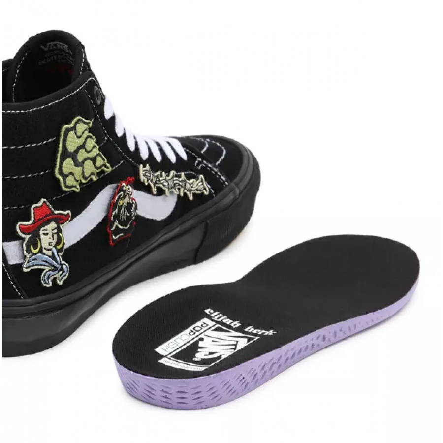 Vans Skate Sk8-Hi Decon - (Elijah Berle) Black/Black