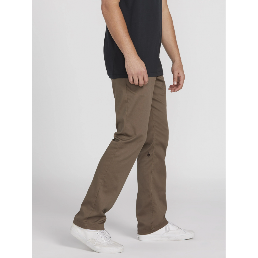 Volcom Frickin Modern Strech Trousers - Mushroom