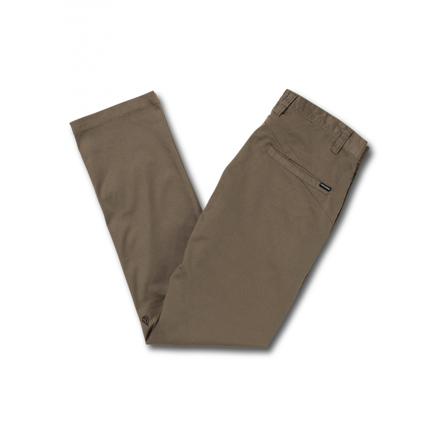 Volcom Frickin Modern Strech Trousers - Mushroom