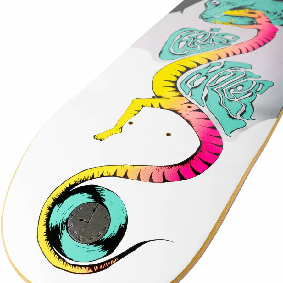 Welcome Skateboards Chris Miller Left Eye on Catblood 2.0 Black White - 8.75