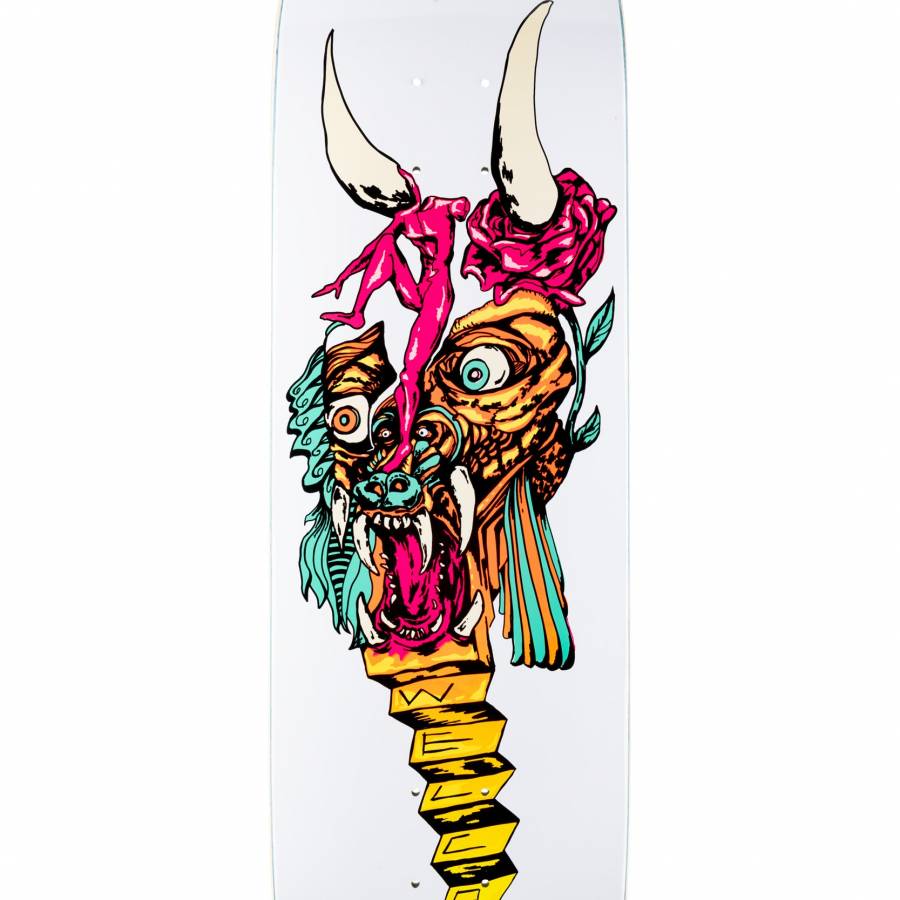 Welcome Skateboards Beauty on Moontrimmer 2.0 White - 8.5