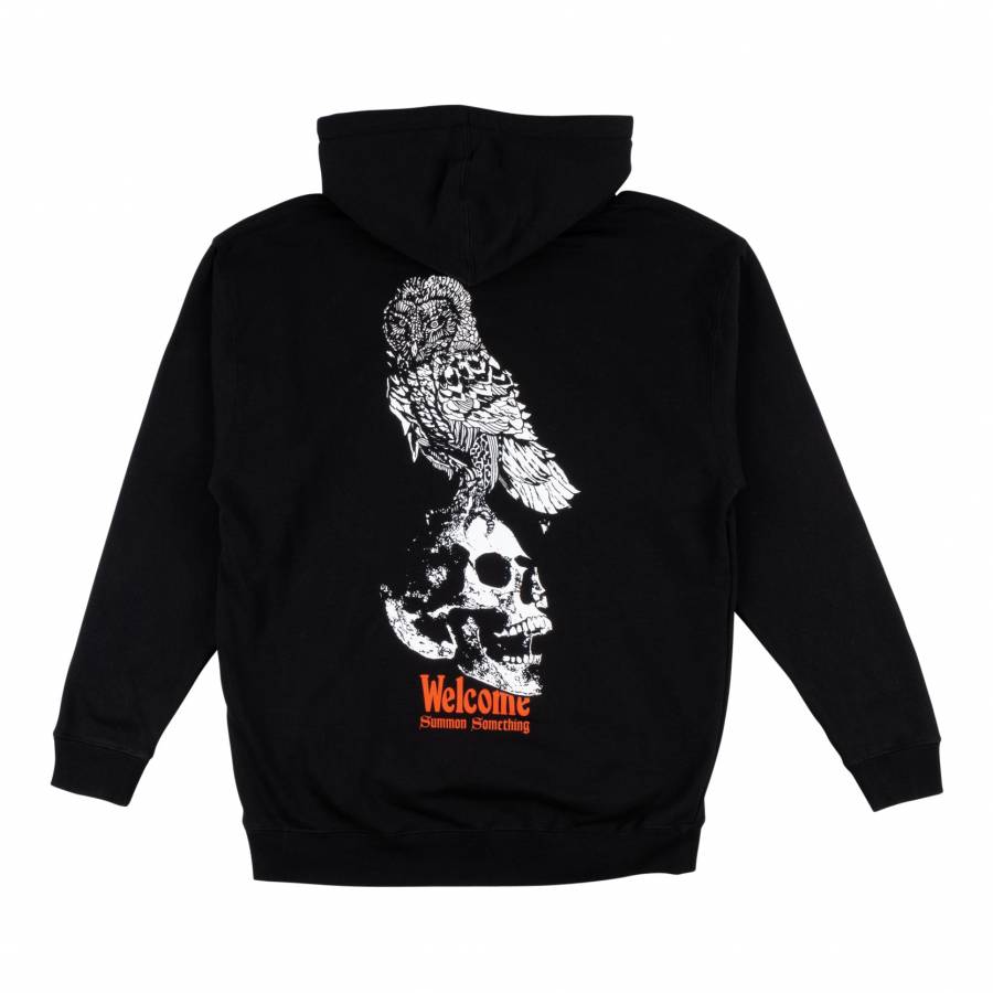 Welcome Skateboards Bird Brain Pullover Hoodie - Black