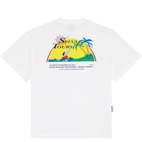 Selva Flights To Morroco T-shirt - White