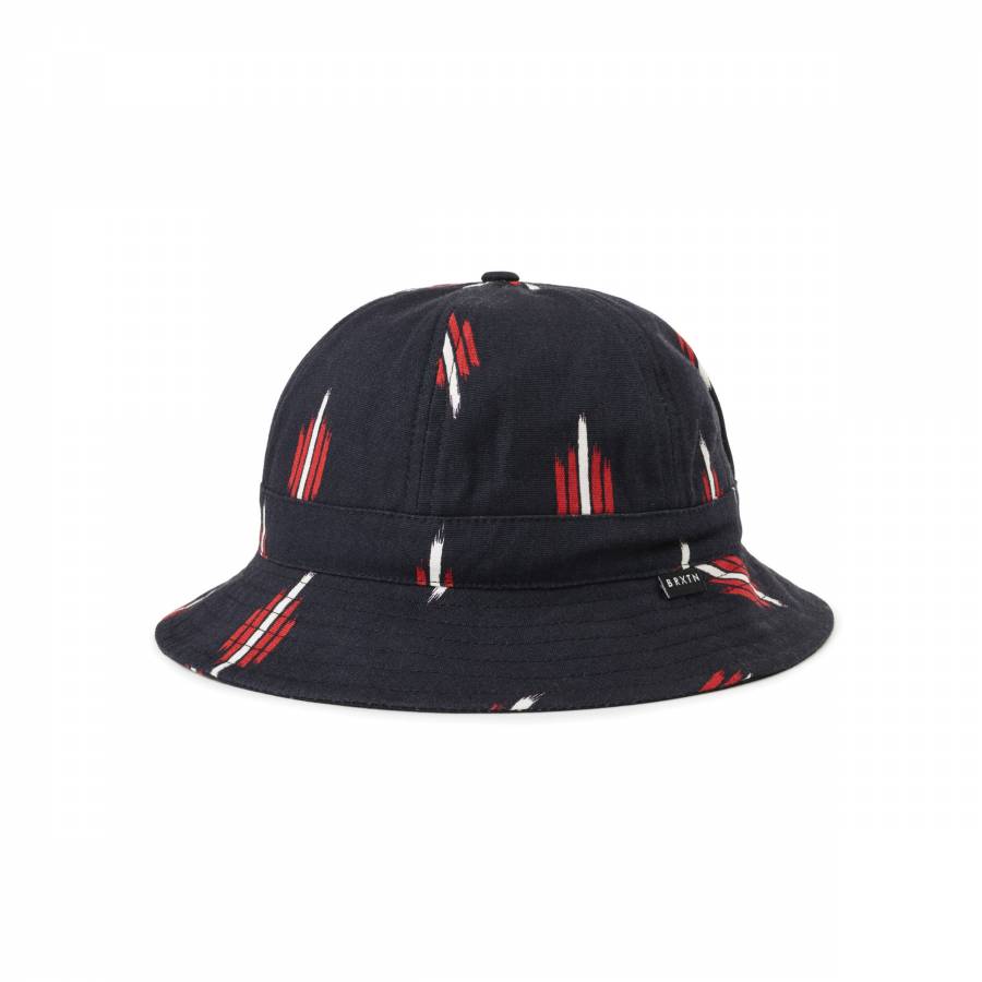Brixton Banks II Bucket Hat - Black / Red