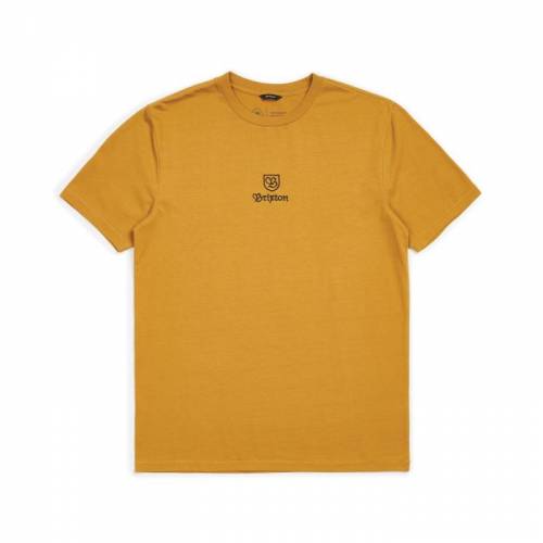 Brixton Main Label II Premium Tee - Maize