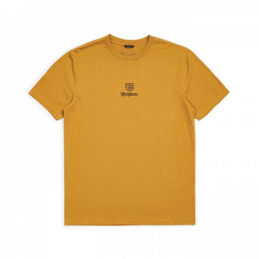 Brixton Main Label II Premium Tee - Maize