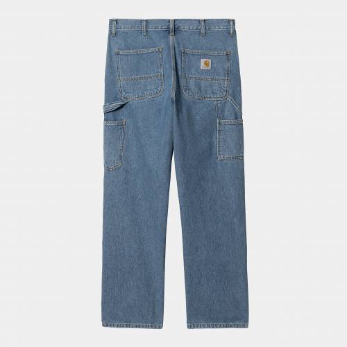 Carhartt WIP Double Knee Pant - Blue Heavy Stone Wash