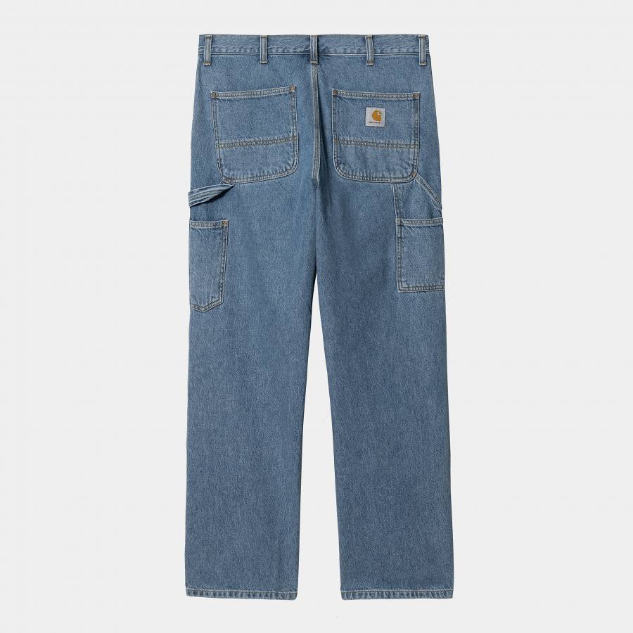 Carhartt WIP Double Knee Pant - Blue Heavy Stone W...