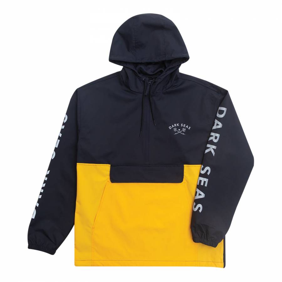Dark Seas Foul Weather Anorak - Navy / Gold