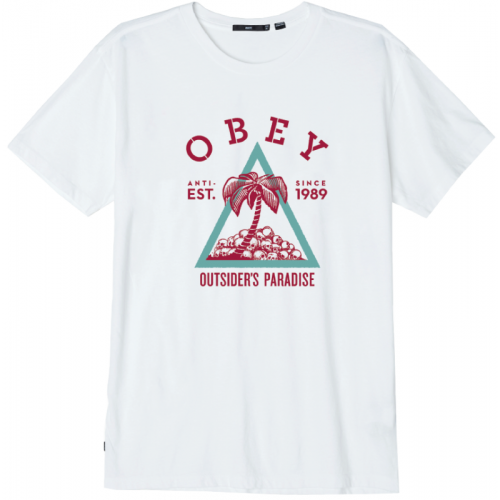 Obey Outsider's Paradise Tee - White