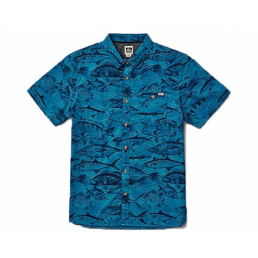Reef Fishy Seas  Shirt - Blue 