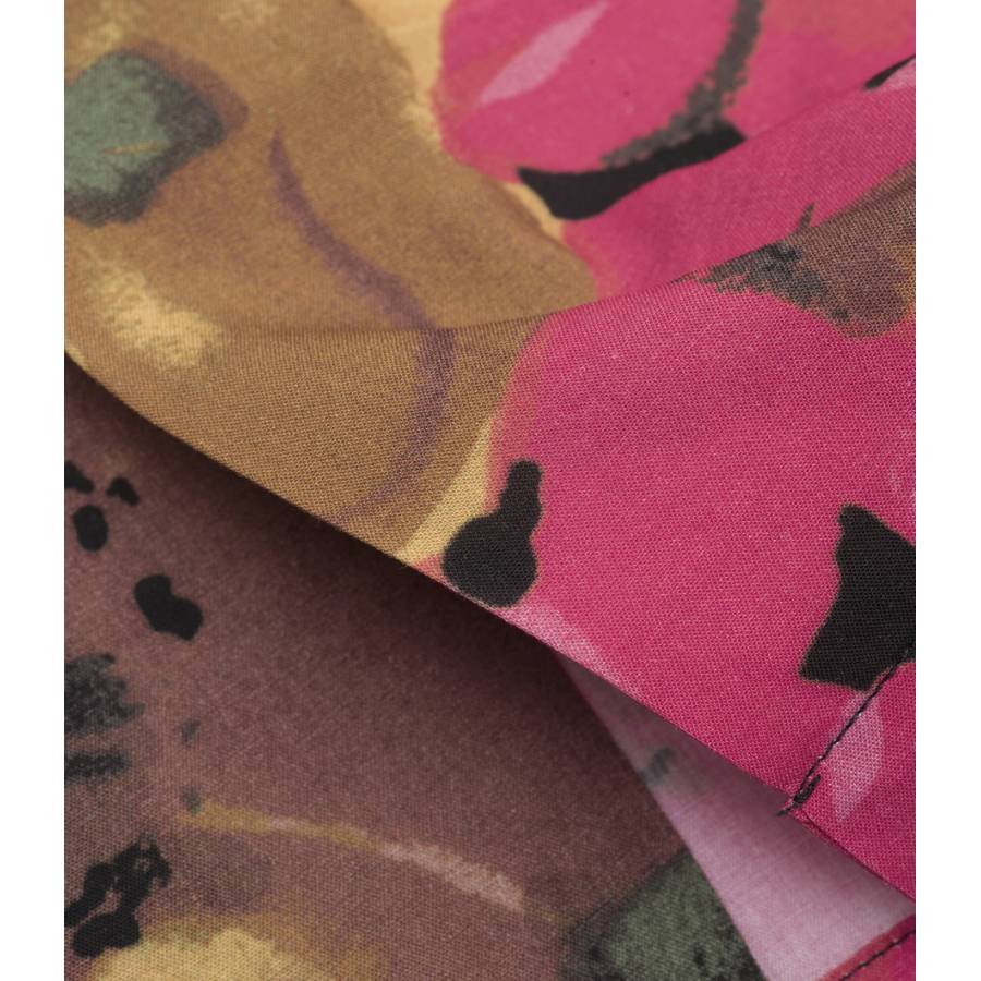 Stussy Watercolour Flower Shirt - Black