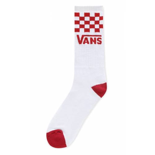 Vans Checker Crew Socks - Chili Pepper