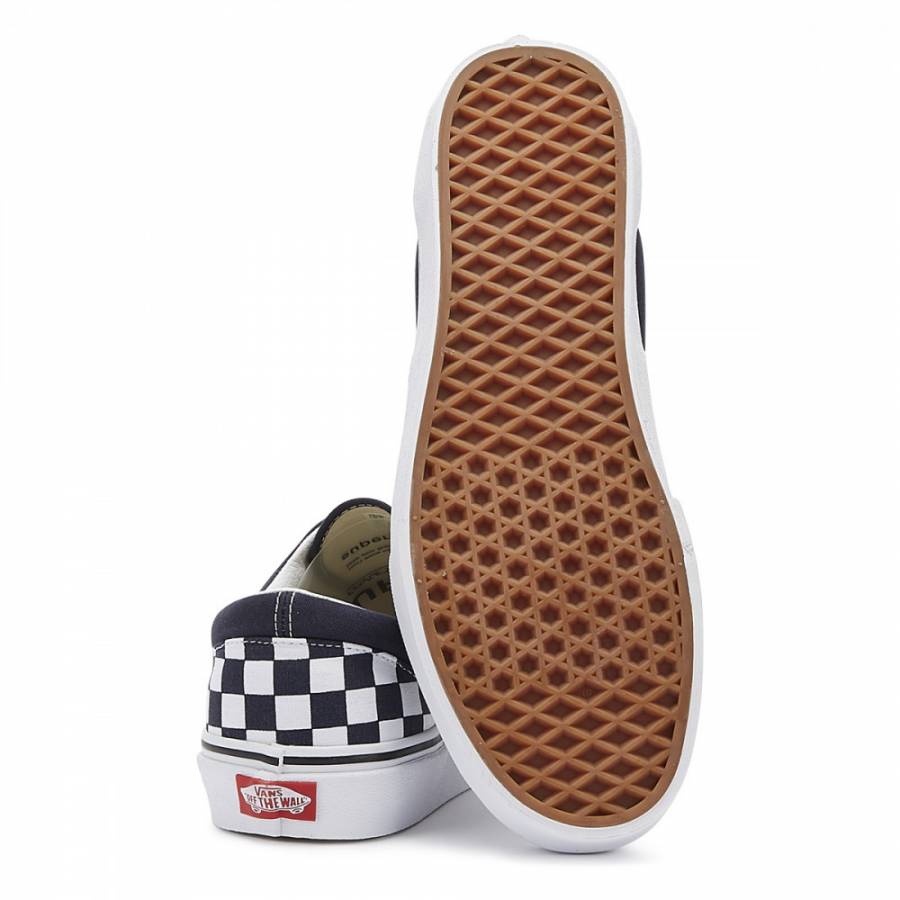Vans Era Checkerboard Shoes - Navy / White