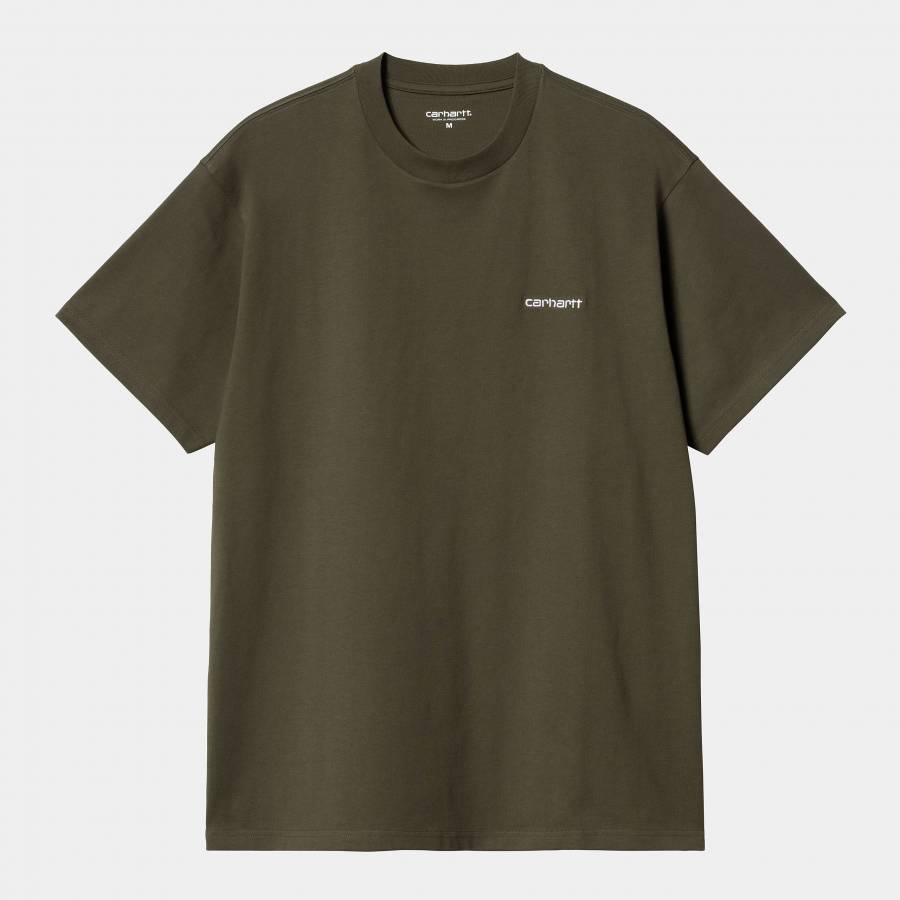 Carhartt WIP S/S Script Embroidery T-Shirt - Cypre...