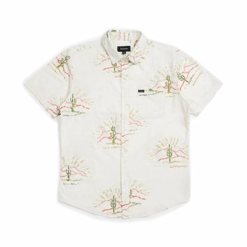 Brixton Charter Print S/S Woven - Dove