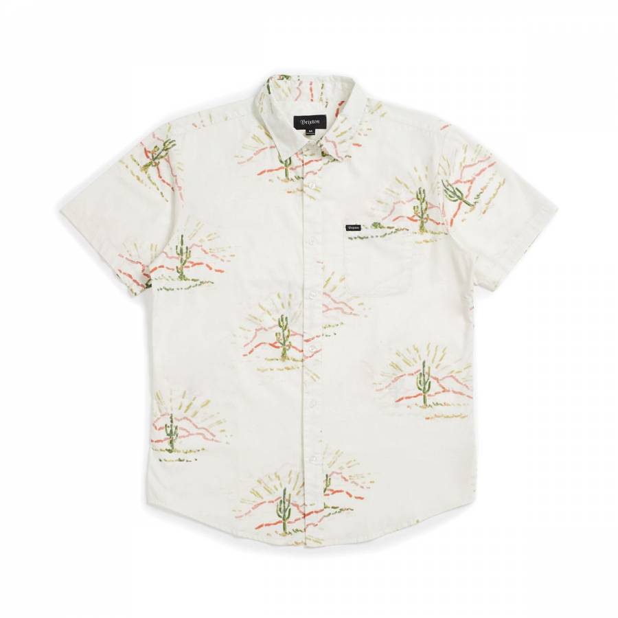 Brixton Charter Print S/S Woven - Dove