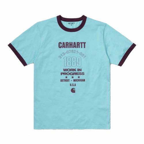 Carhartt WIP S/S Ringer 1889 Tee - Window / Shiraz