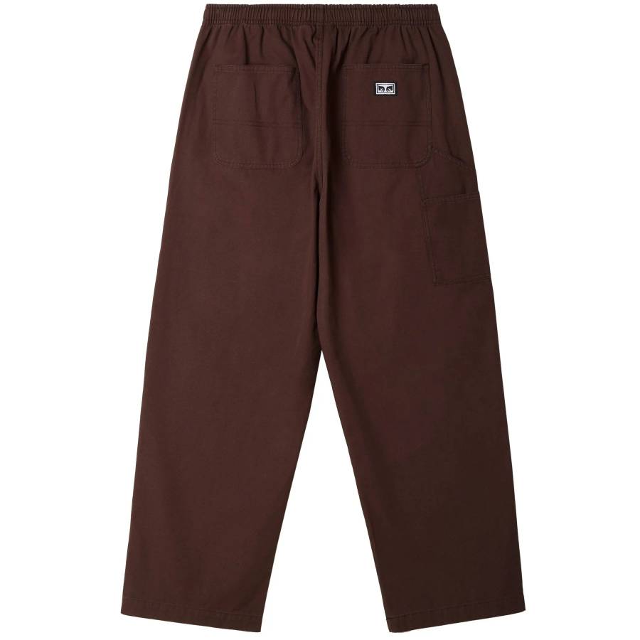 Obey Big Easy Canvas Pant - Dark Brown