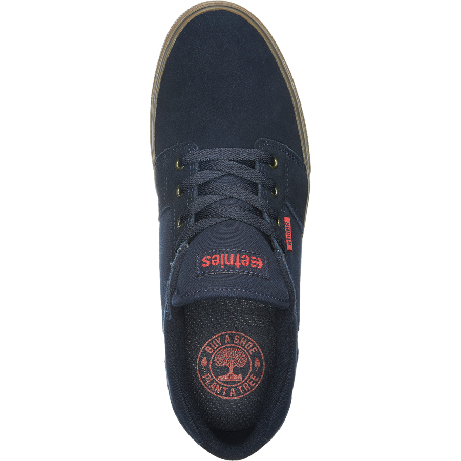 Etnies Barge LS Shoes - Navy / Gum / Gold