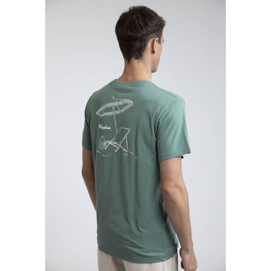Rhythm Beach Day T-Shirt - Mineral Blue