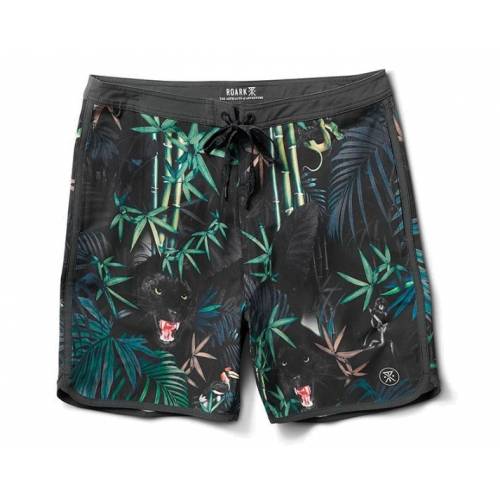 Roark Chiller Jungle Attack Boardshorts 17" - Black 