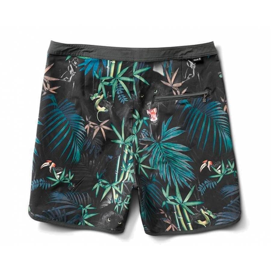 Roark Chiller Jungle Attack Boardshorts 17" - Black 