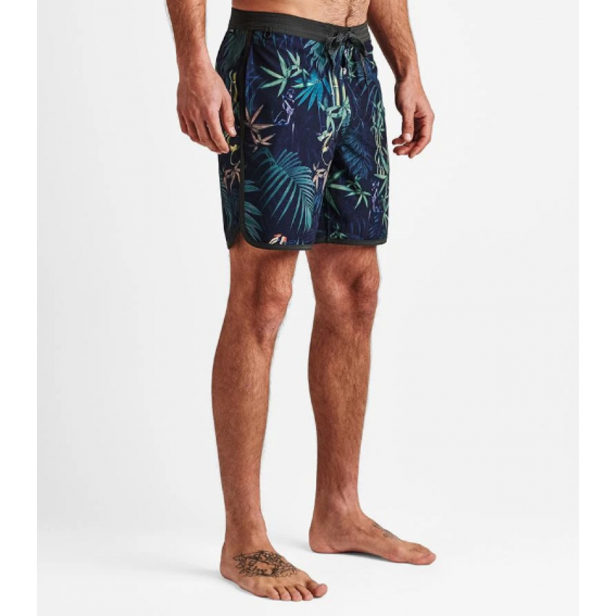 Roark Chiller Jungle Attack Boardshorts 17" - Black 