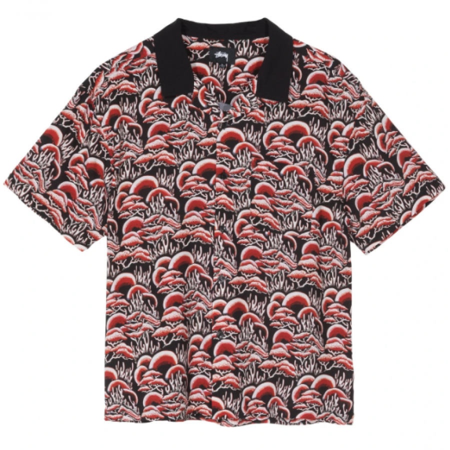 Stussy Coral Pattern Shirt - Red