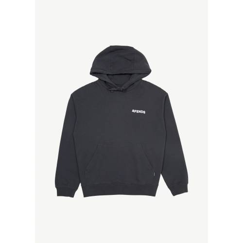 Afends Vinyl Hoodie - Charcoal