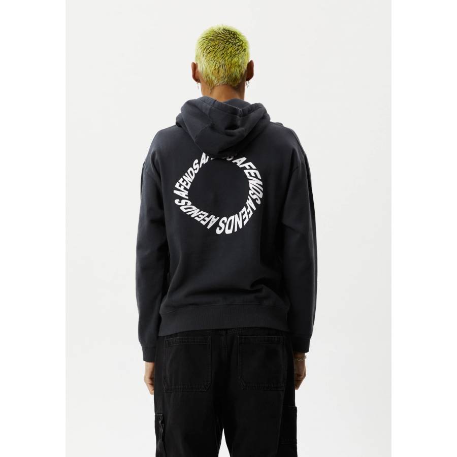 Afends Vinyl Hoodie - Charcoal