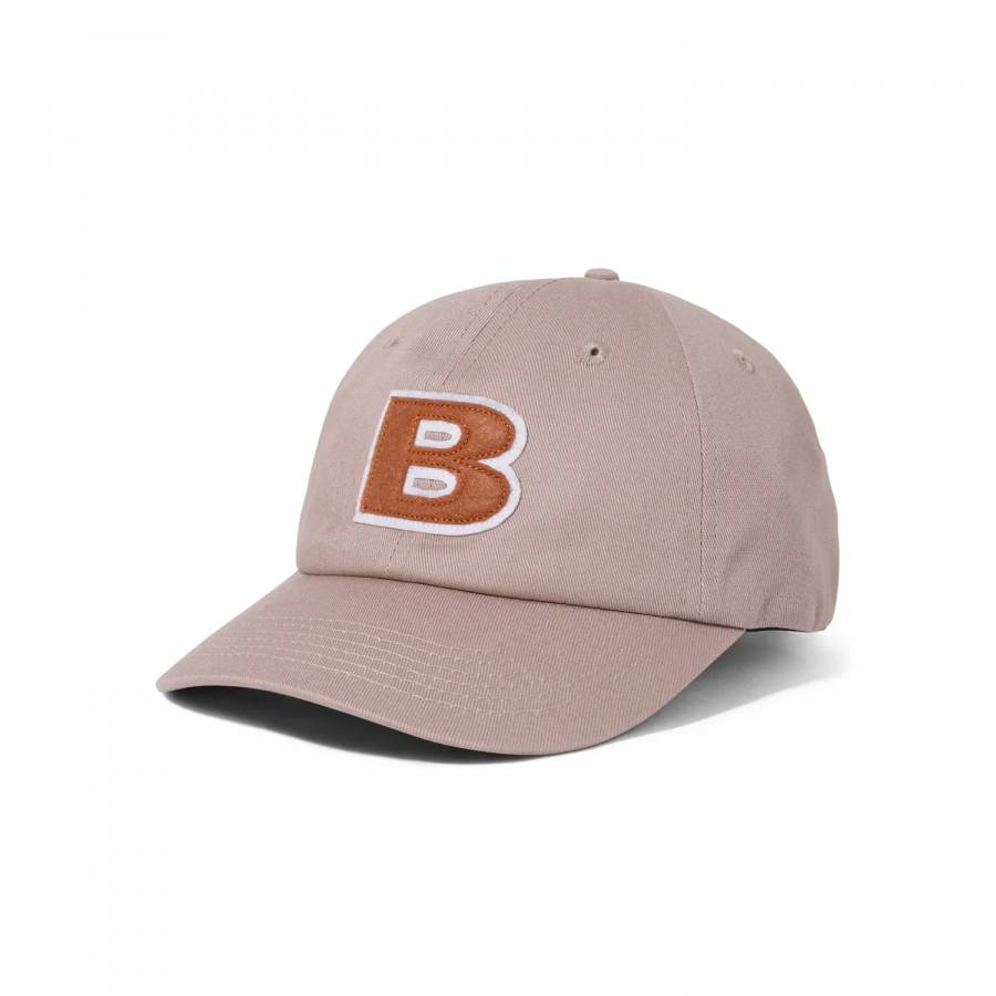 Butter B Logo 6 Panel Cap - Khaki