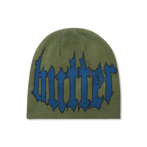 Butter Crop Beanie - Army