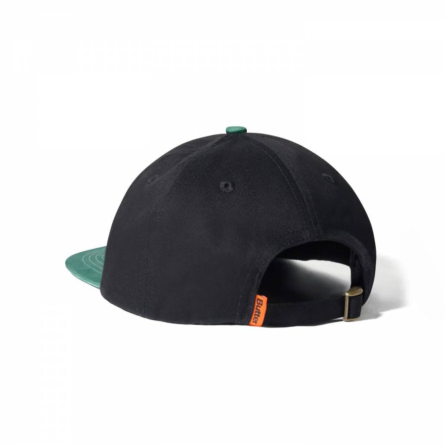 Scribble 6 Panel Cap - Black / Sage